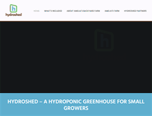 Tablet Screenshot of hydroshed.com